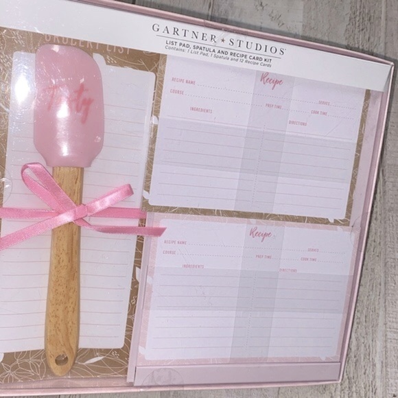 Gartner Studios recipe cards + spatula kit gift set - Picture 3 of 5